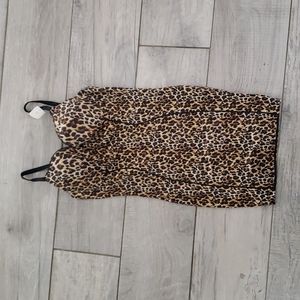 Be Chic inspirations Tiger print dress small 38B bra